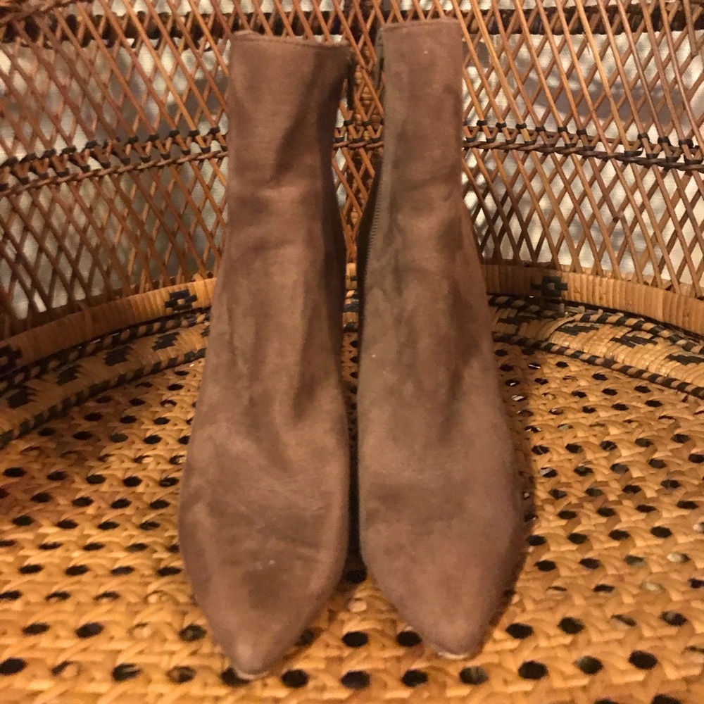 Cute suede booties
